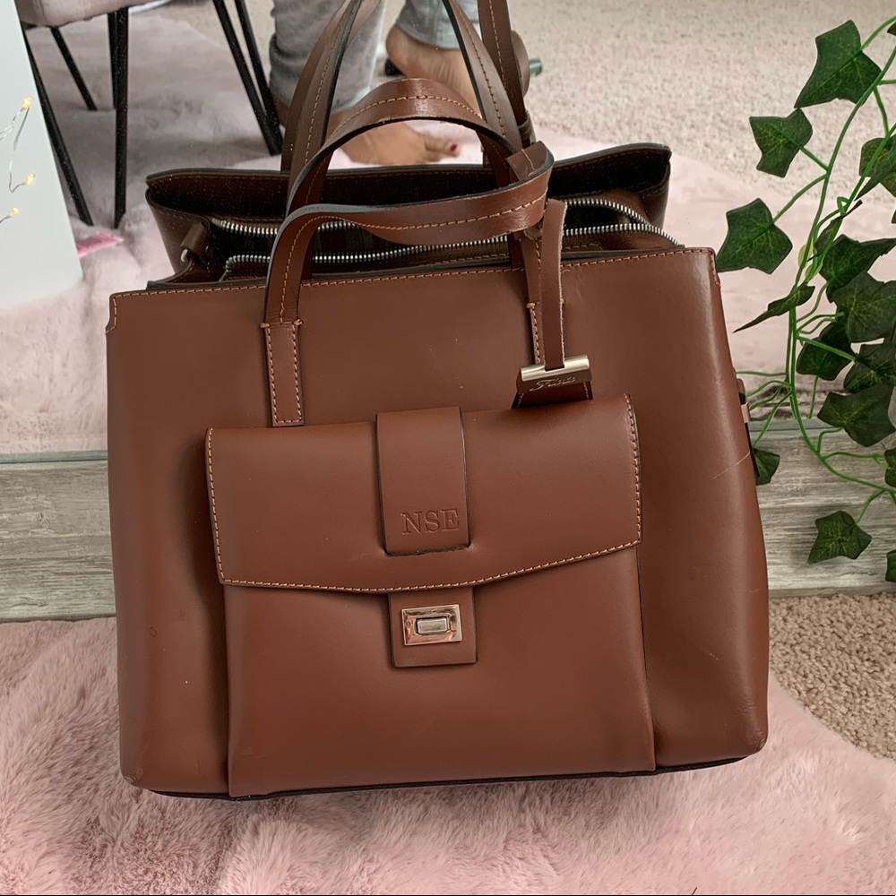 Brown Tote Handbag